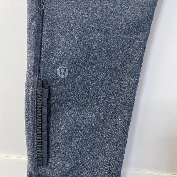 lululemon gray crop frill ruffle legging size 4 - Picture 5 of 11